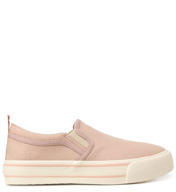 Slip On Rosa Lona Flatform