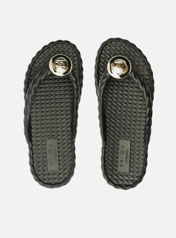 Chinelo de Dedo Preto Marrocos Brizza