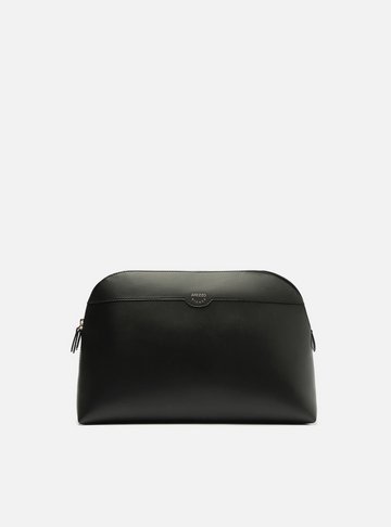 Necessaire Preta Zíper Tag