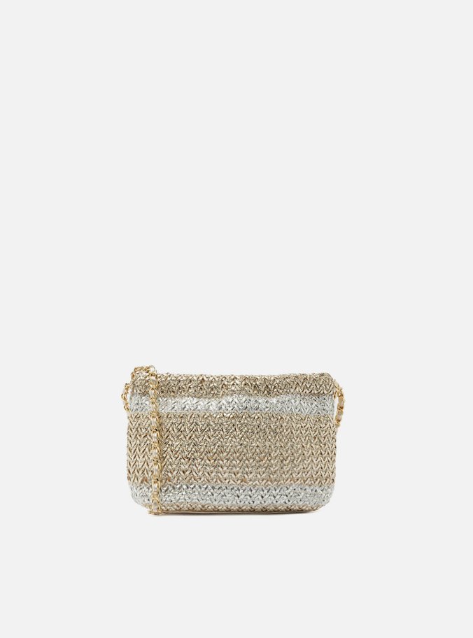 Bolsa Tiracolo Metalizada Trama Esther Pequena