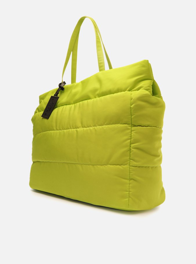 Bolsa Shopping Verde Lima Nylon Grande Brizza