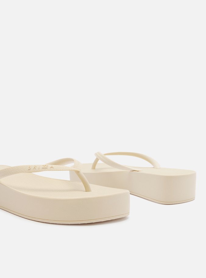 Chinelo Branco Flatform Mykonos Basics