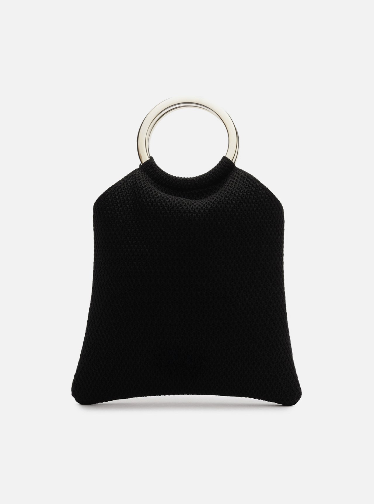 Clutch Preta Crochê Alças Argolas — foto 3