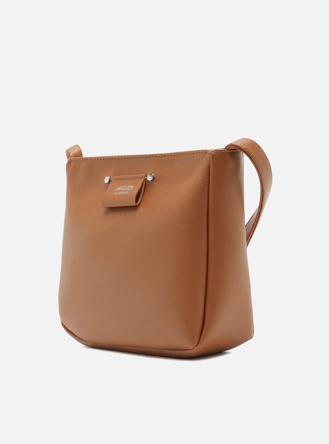 Bolsa Tiracolo Marrom Pequena
