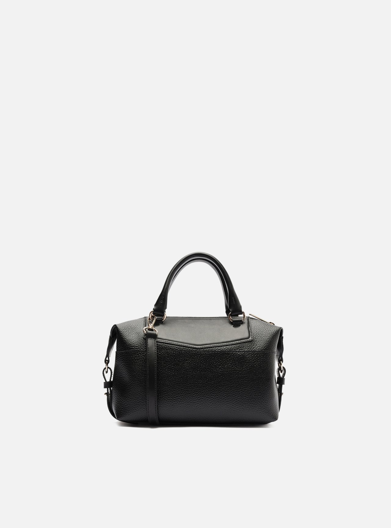 Bolsa Tiracolo Preta Pequena Detalhe Moldura — foto 3