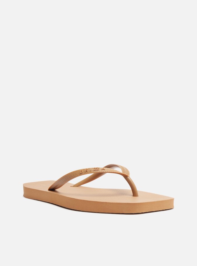 Chinelo de Dedo Marrom Básico Square Brizza