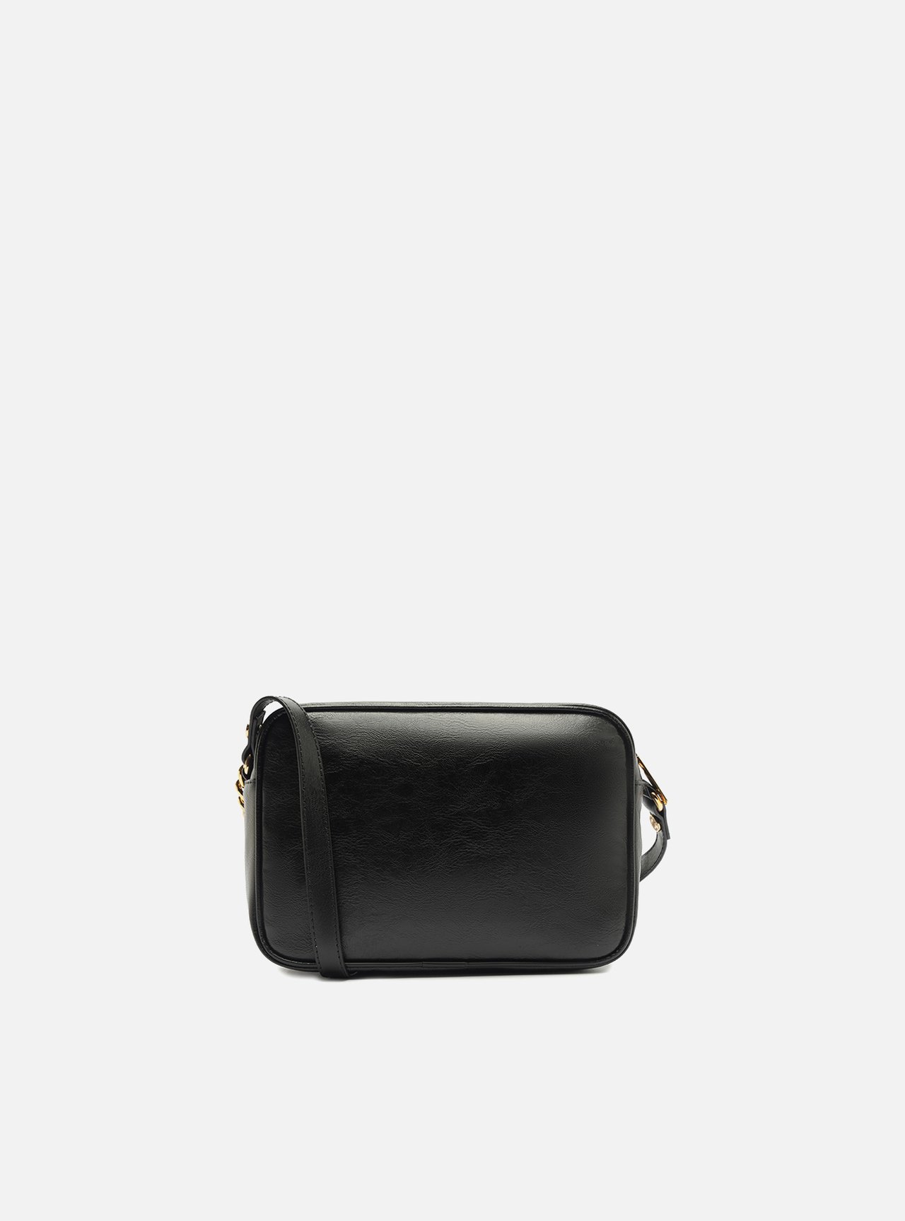 Bolsa Tiracolo Preta Pequena Bolso Corrente — foto 3