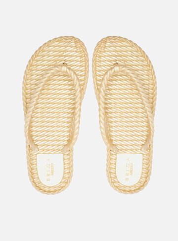 Chinelo Dourado Marrocos Jelly