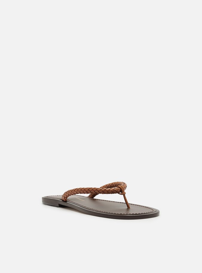 Rasteira Marrom Flip Flop Lenny Niemeyer