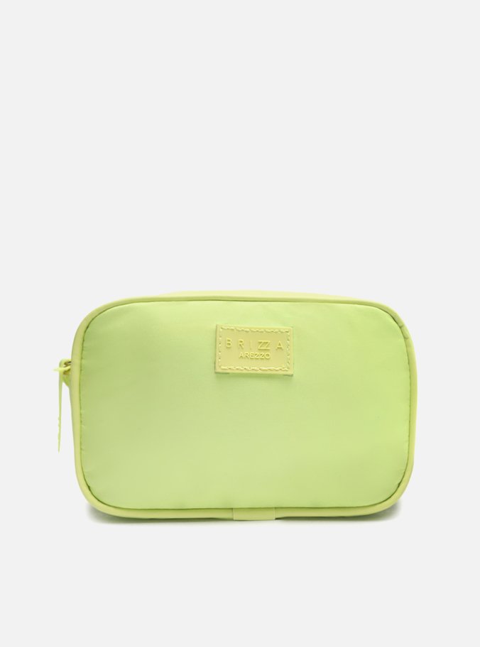 Bolsa Tiracolo Amarela Nylon Lizza Pequena Brizza
