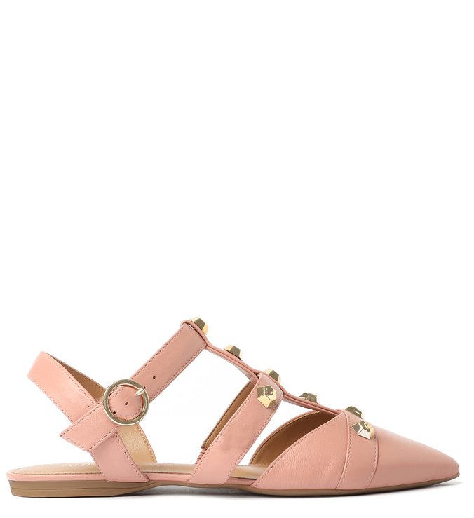 Sapatilha Rosa Couro Bee.ZZ
