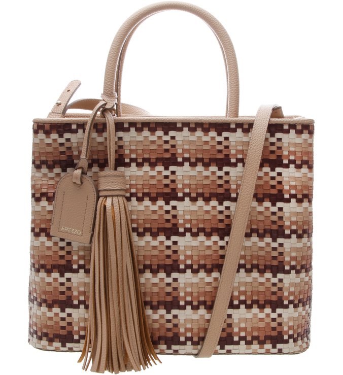 Bolsa Tote Grande Sarita Multicolorida