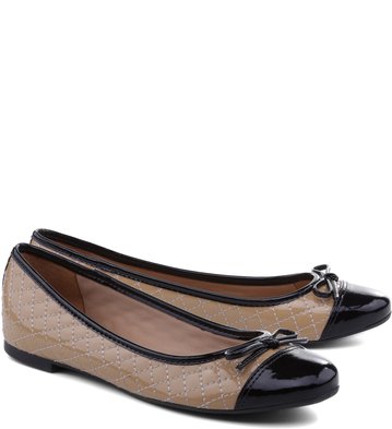 Sapatilha Verniz Classic Cap Toe Bicolor