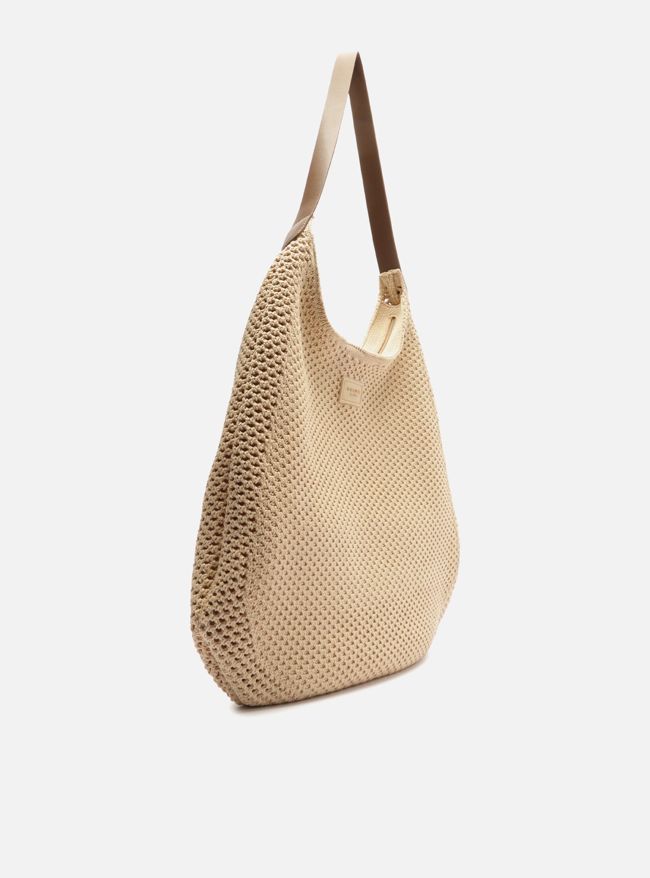 Bolsa Shopping Nude Knit Grande Brizza — foto 5