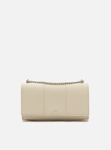 Arezzo — Bolsa Tiracolo Off-White Média Recortes