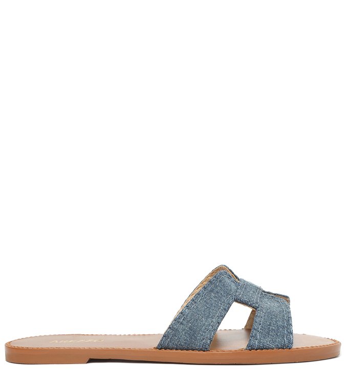 Chinelo Rasteiro H Jeans