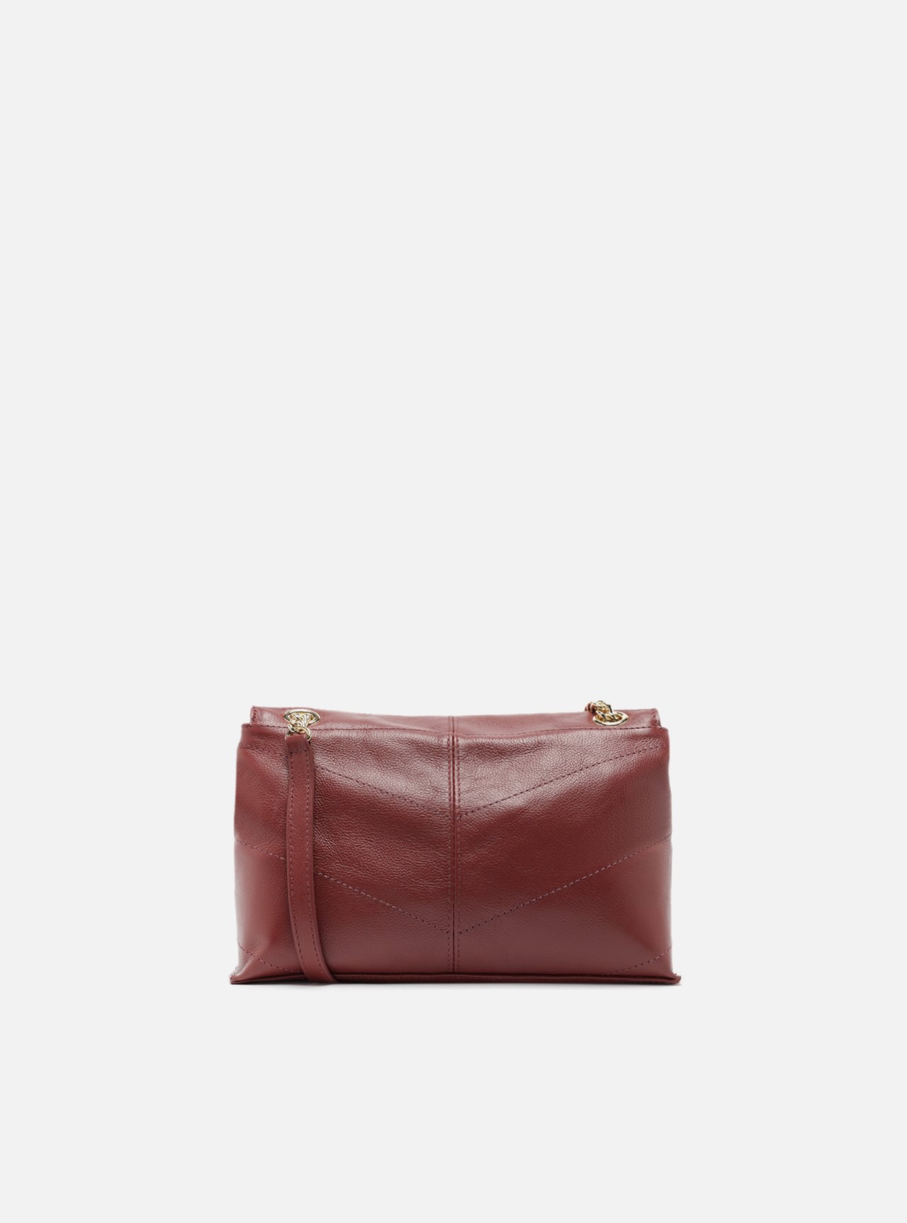 Bolsa Tiracolo Vermelha Couro Ísis Pequena — foto 3