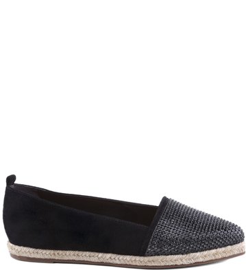 Espadrille Camurça Hotfix Preta