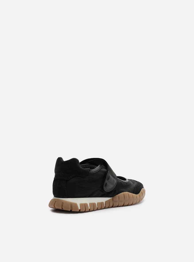 Tênis Sapatilha Preto Suede Sola Emborrachada