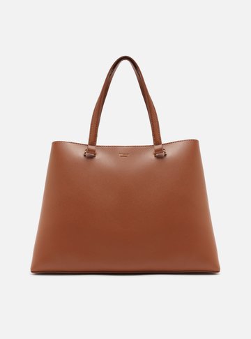 Bolsa Shopping Marrom Grande Básica