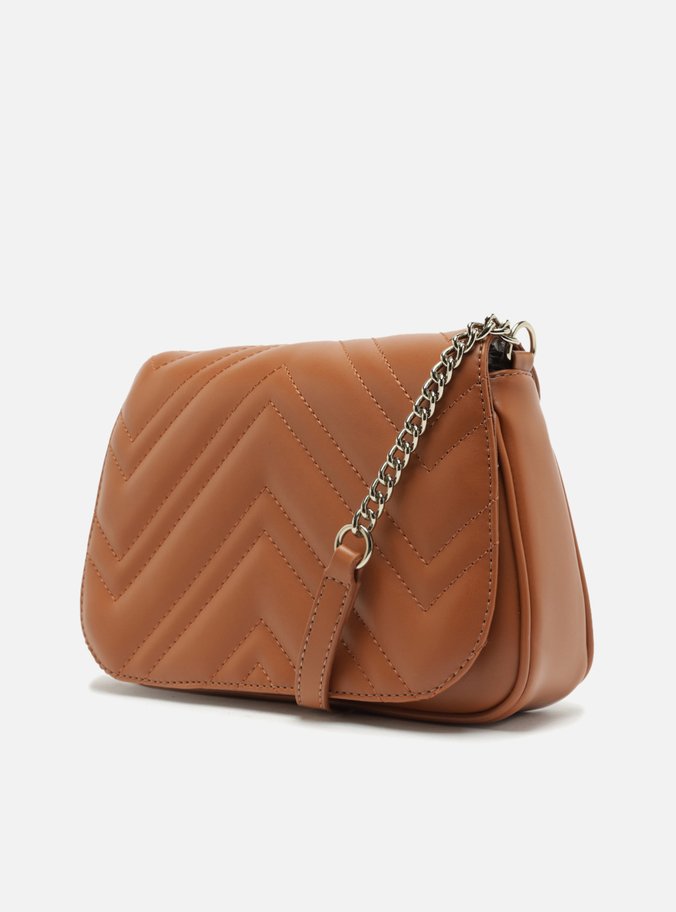 Bolsa Tiracolo Marrom Matelassê Verona Pequena