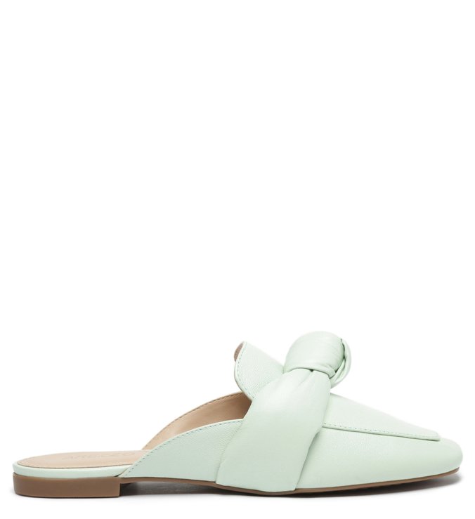 Mule Verde Soft Couro Comfy