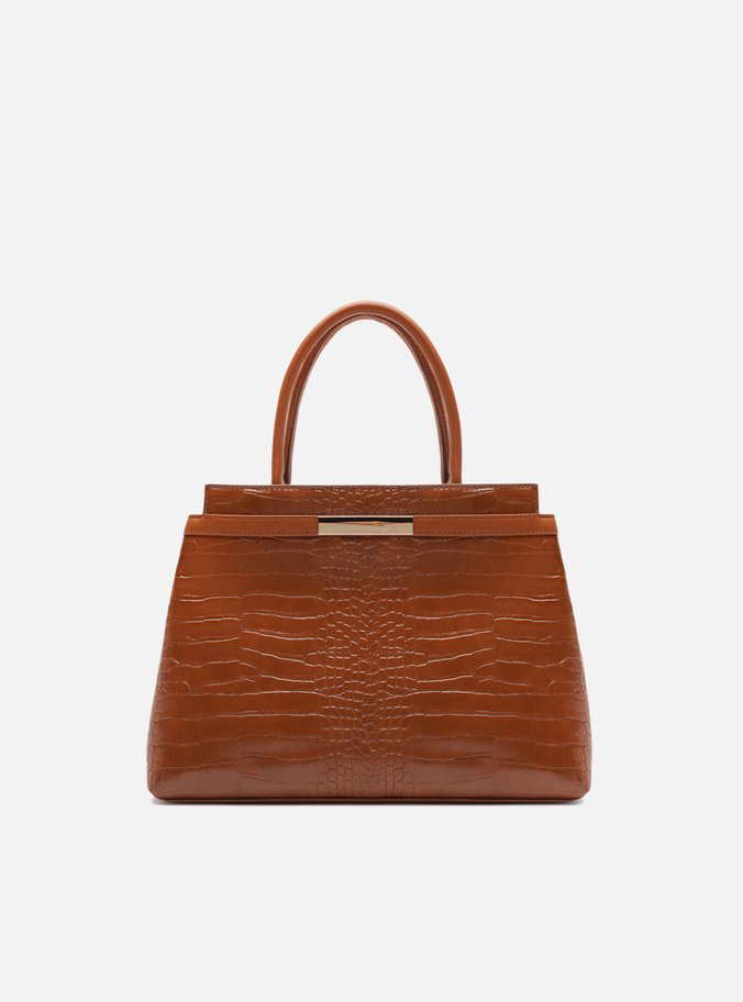 Bolsa Tote Marrom Média