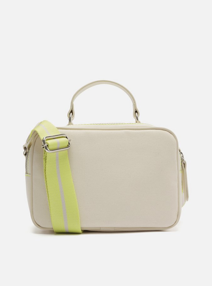 Bolsa Tiracolo Off-White Prione Média Alme