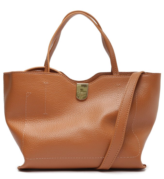Bolsa Tote Marrom Buongiorno Média