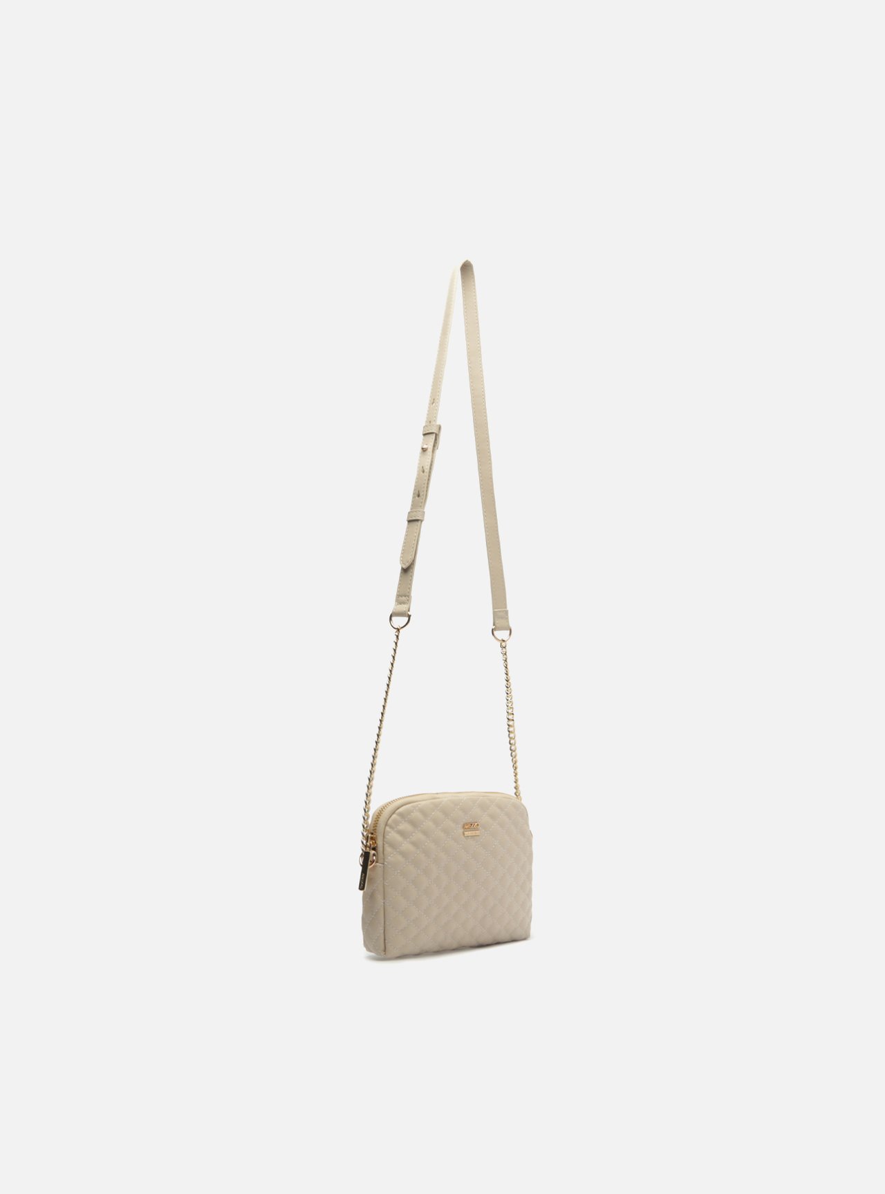 Bolsa Tiracolo Off-White Pequena Matelassê — foto 5