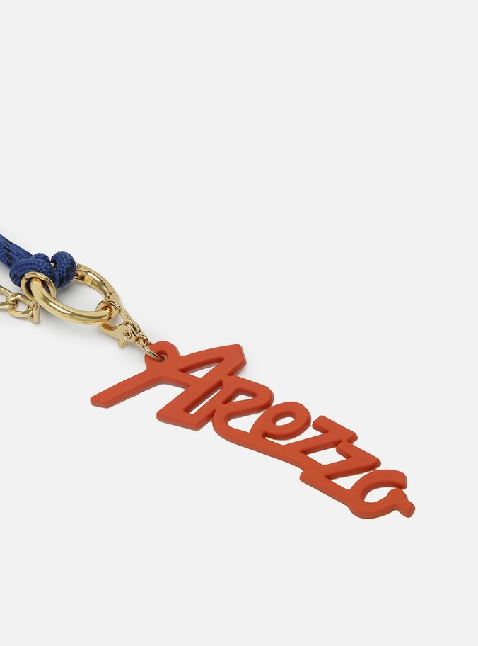 Bag Charm Azul Cordão Corrente Custom