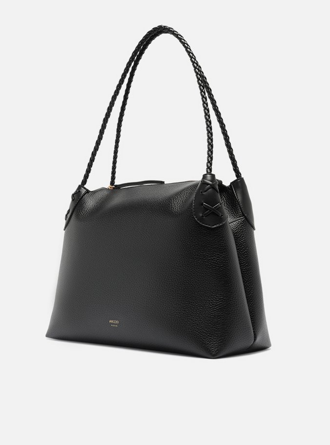 Bolsa Shopping Preta Grande Alça Rolotê