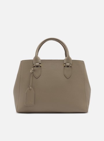 Bolsa Tote Cinza Grande