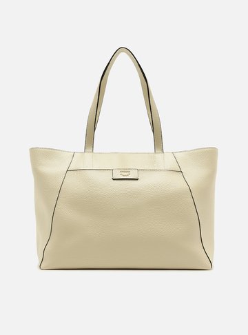 Bolsa Shopping Off-White Ligia Grande