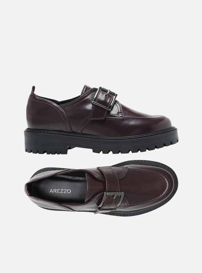 Mocassim Vinho Tratorado Fivela Harper