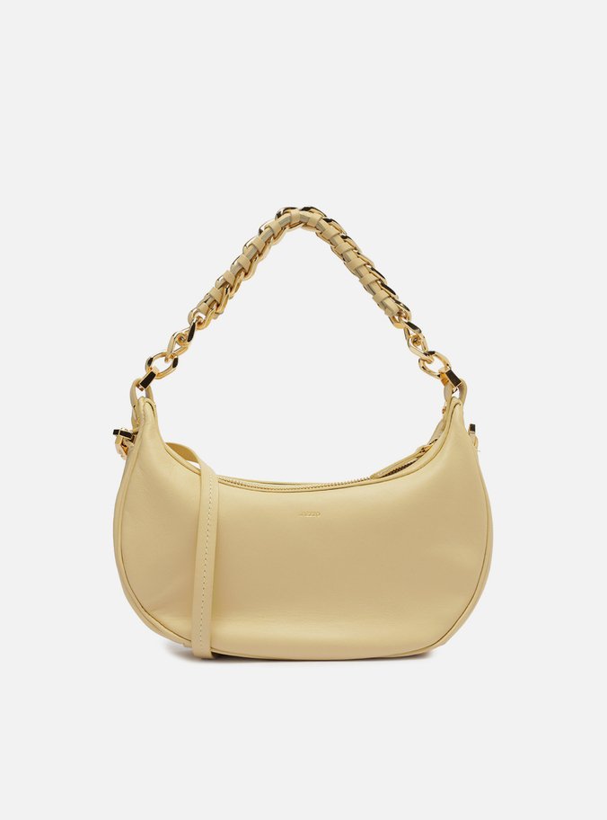Bolsa Tiracolo Branca Couro Stella Média
