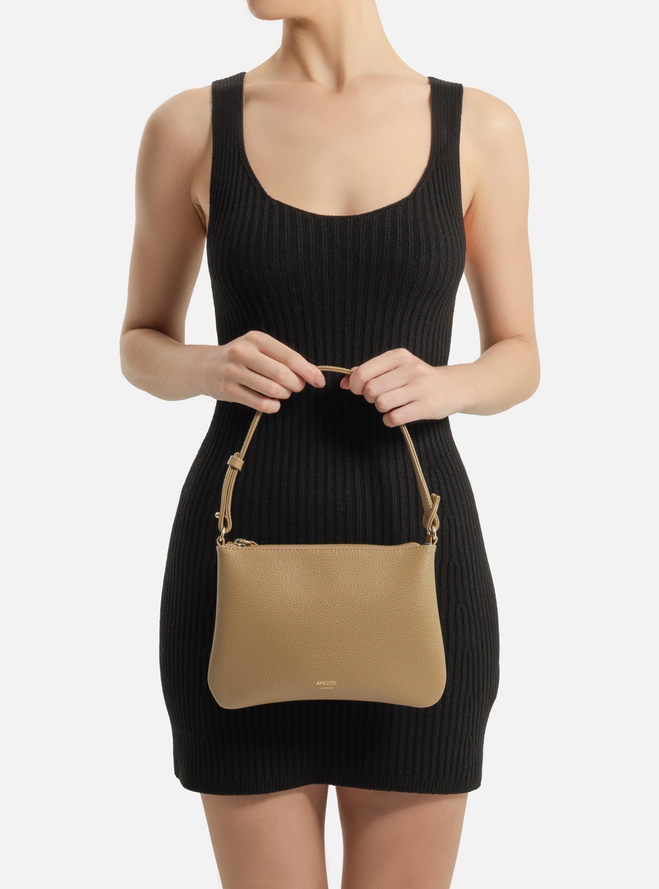 Bolsa Tiracolo Cinza Luisa Pequena — foto 6