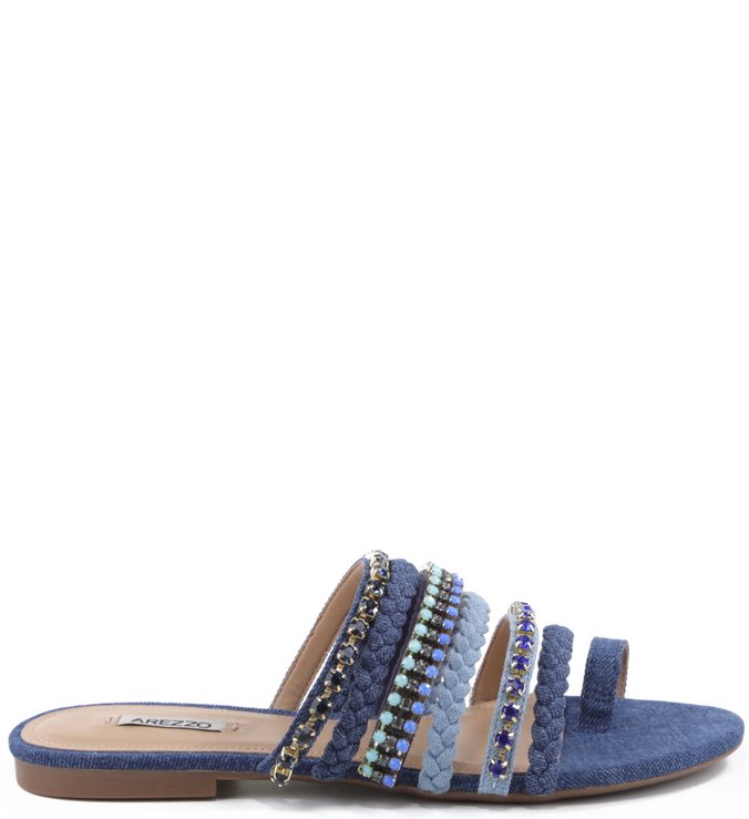 Rasteira Multi Jeans
