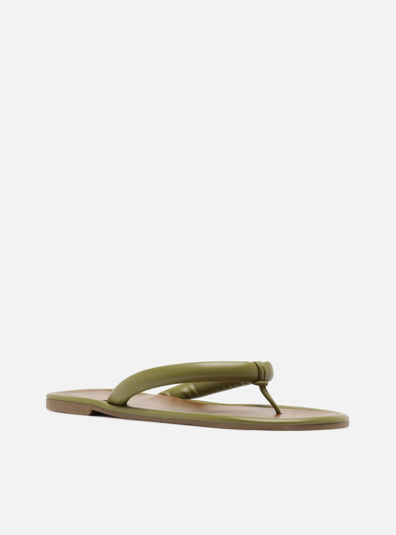 Rasteira Verde Tiras Flip Flop Zoe — foto 2