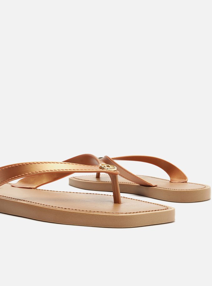 Chinelo de Dedo Marrom Tira V Brizza