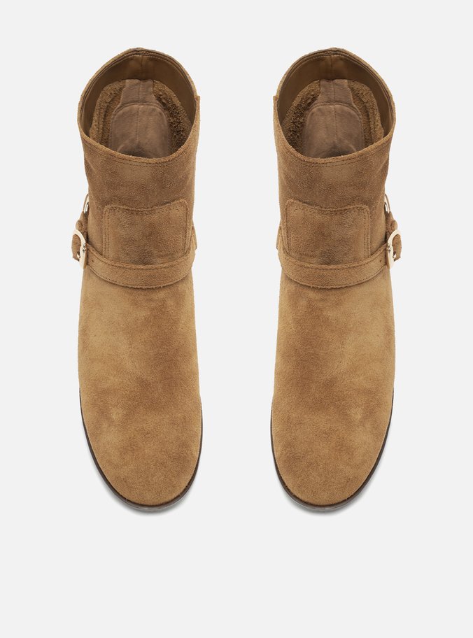 Bota Cano Curto Marrom