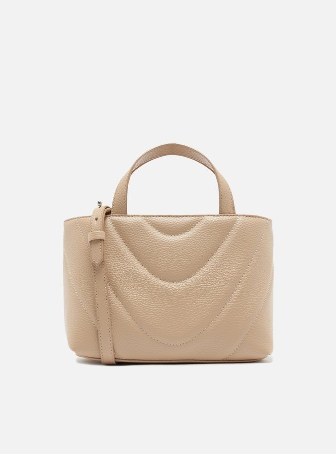 Bolsa Nude Branca Média