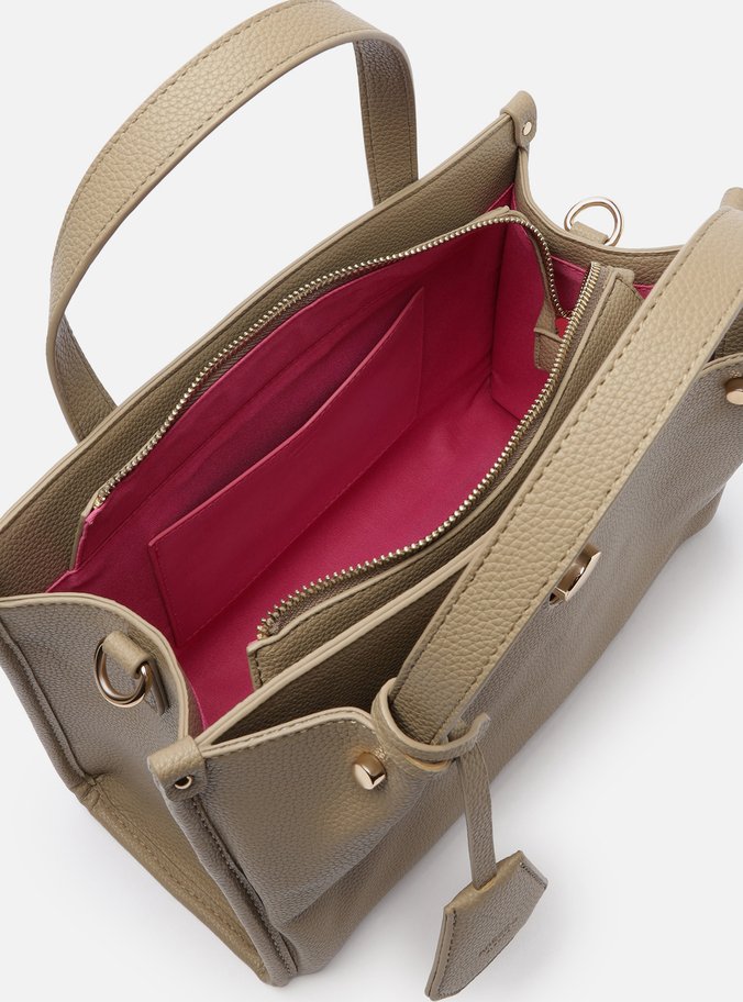 Bolsa Tote Cinza Média