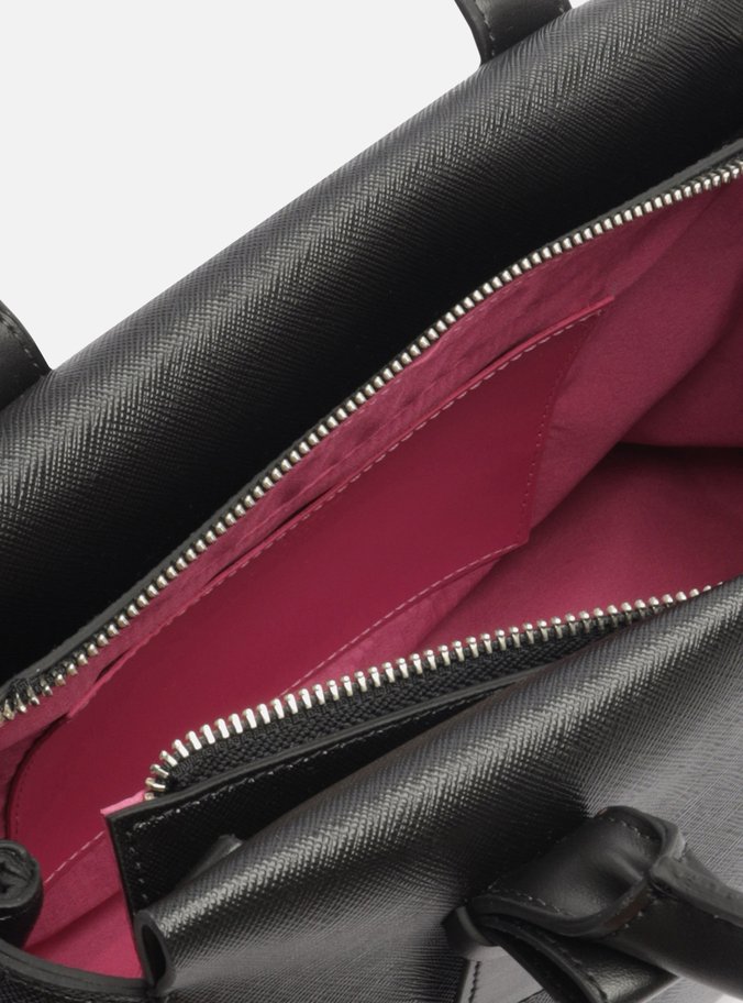 Bolsa Tote Preta Grande Corrente Extra