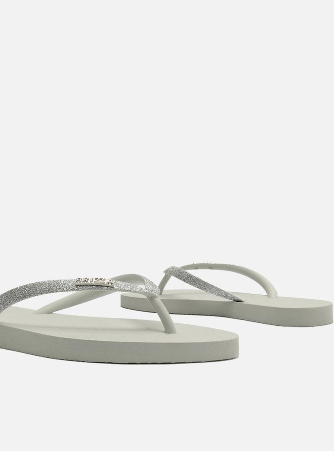 Chinelo Prata Brizza Strass