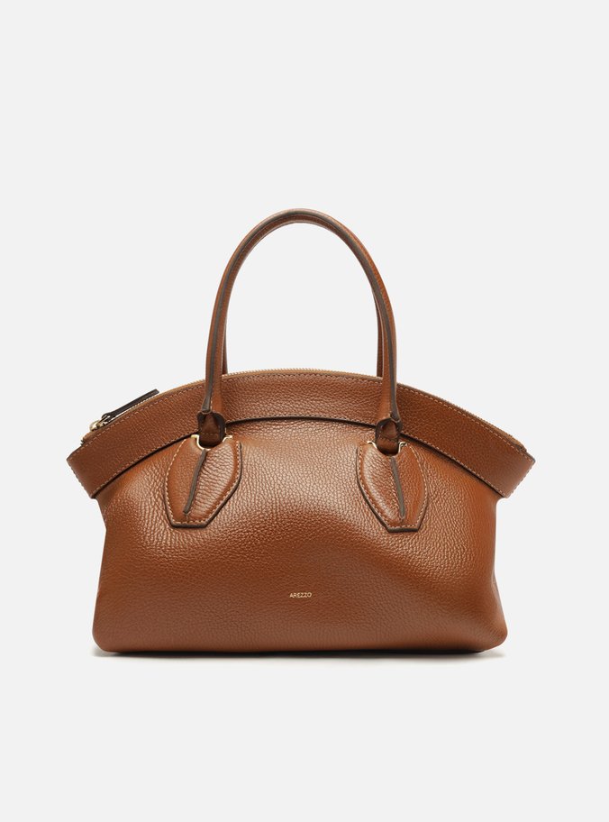 Bolsa Tote Marrom Couro Grande Moderna