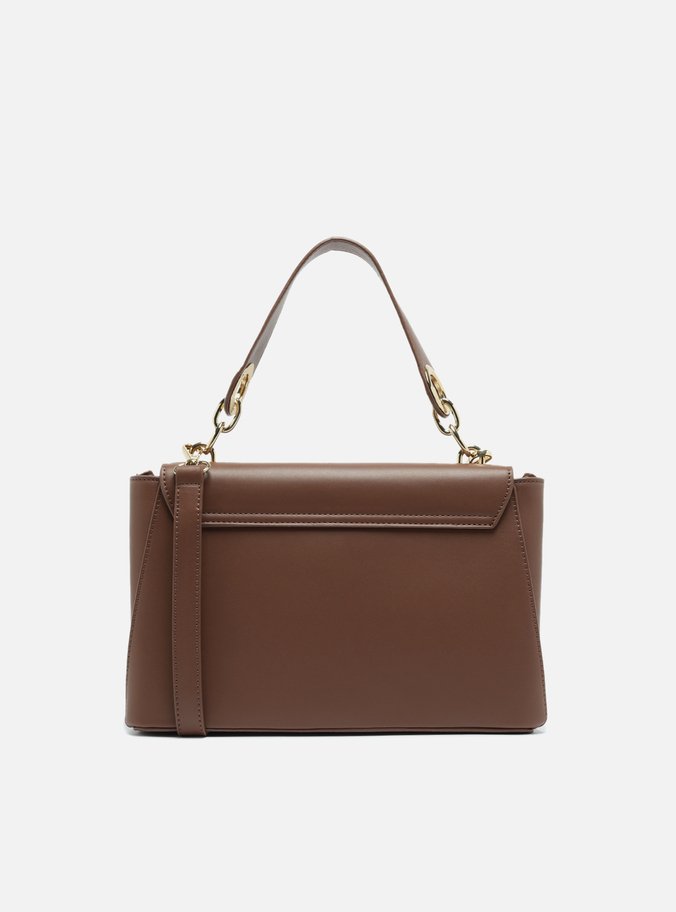 Bolsa Tiracolo Marrom Média