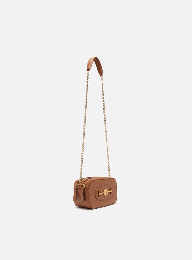 Bolsa Tiracolo Caramelo Couro  Pequena