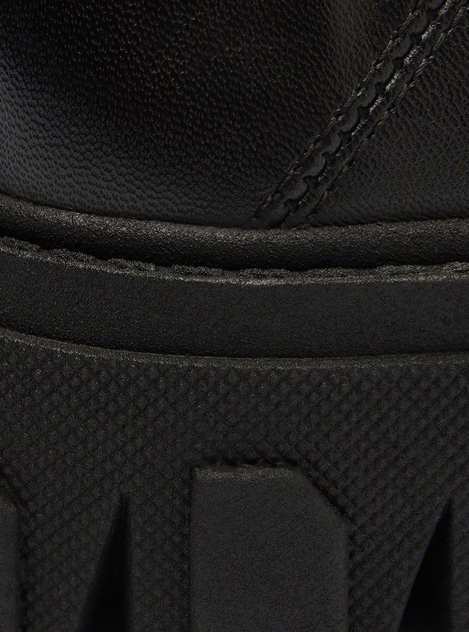 Mocassim Infantil Preto Tratorado Bridão Bambini