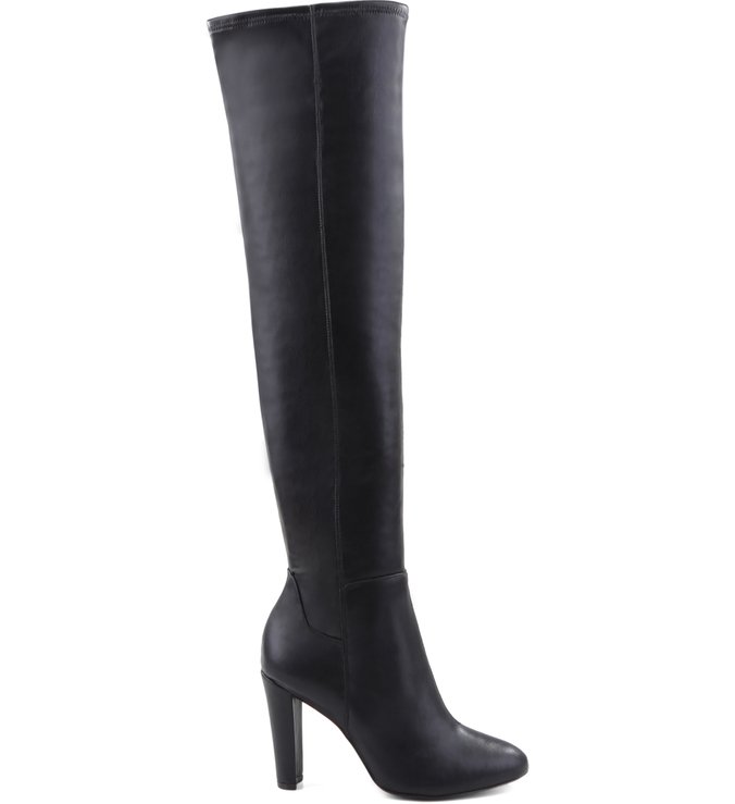 Bota Cano Longo Stretch Preta